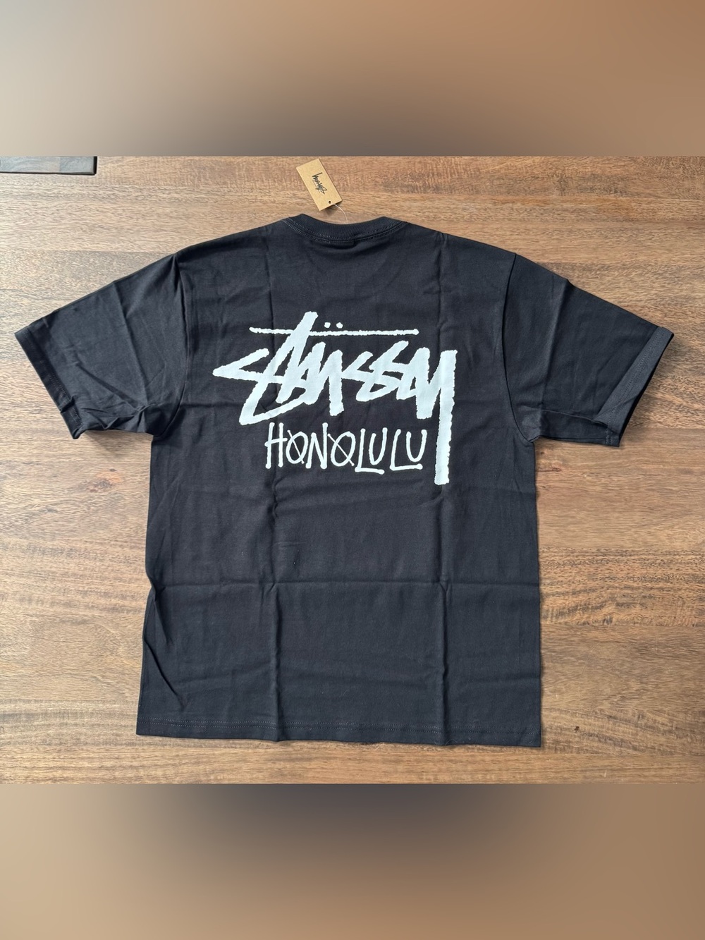 Stussy Honolulu Tee Tshirt in Black Size M NWT